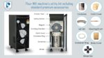 Prisapure Fully Automatic 2in1 Domestic Flour Mill, Atta Chakki, Gharghanti 0.75 u/hr EASELITE 2IN1 LEAF Flourmill - Image 3